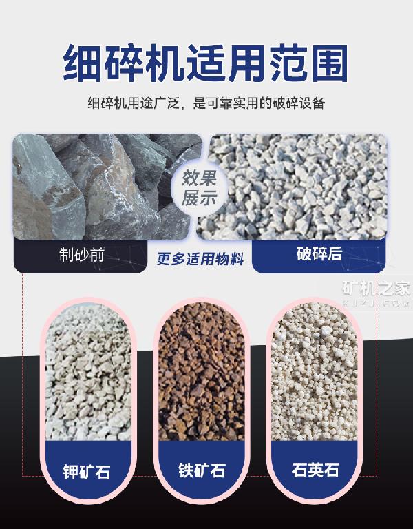 細碎機適用范圍