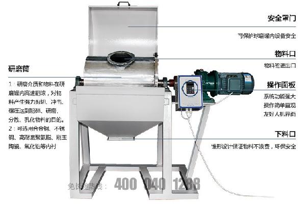 輕型滾筒式球磨機細(xì)節(jié)圖