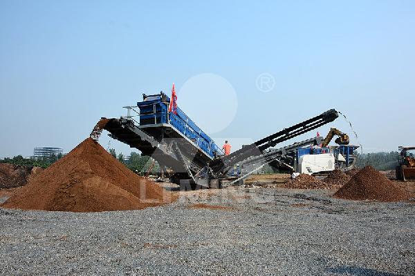 水泥塊磚塊建筑垃圾破碎站