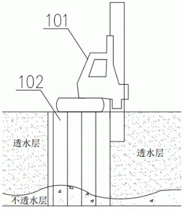 地下水重金屬修復反應介質(zhì)材料及滲透墻體施工方法與流程