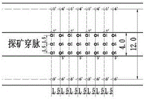 一種二步驟采場回采的深孔布置工藝的制作方法