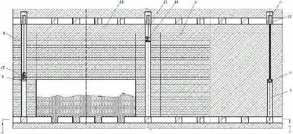 中深孔天井采礦嗣后充填法的制作方法