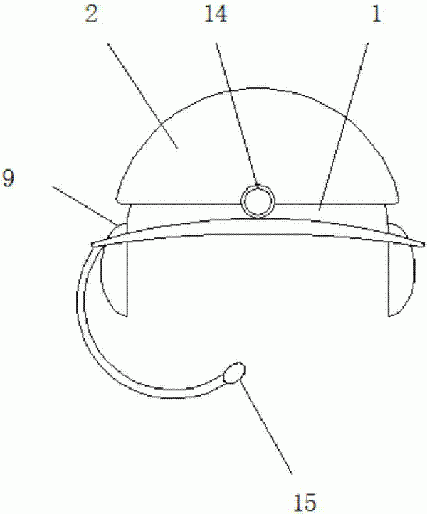 采礦用防撞型安全頭盔的制作方法