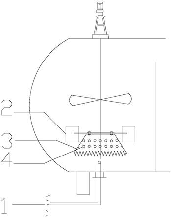 用于氧壓反應(yīng)釜的氧氣分布裝置的制作方法