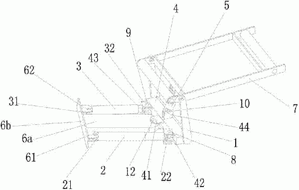 懸空式掘進(jìn)機(jī)二運(yùn)皮帶轉(zhuǎn)載機(jī)的制作方法