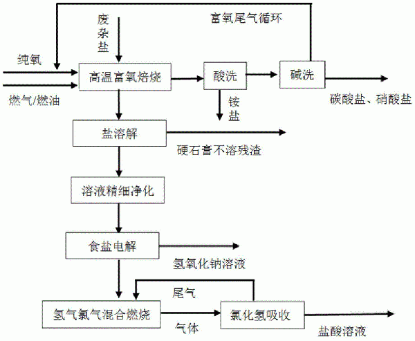 工業(yè)廢雜鹽資源化的方法與流程