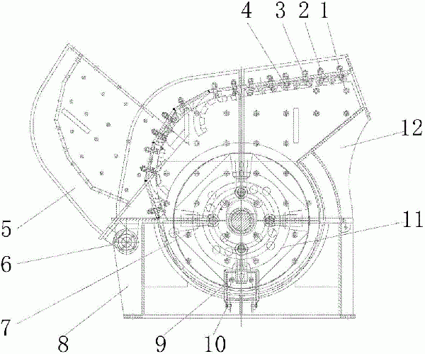 一種反擊錘破制砂機(jī)的制作方法