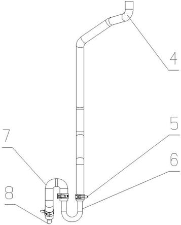 一種離心式油氣分離器U型回油結構的制作方法