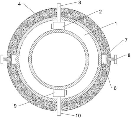 一種耐磨耐熱的砂磨機(jī)內(nèi)襯結(jié)構(gòu)的制作方法