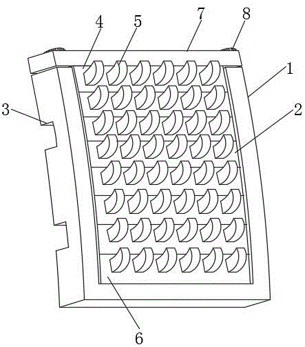 破碎機(jī)齒板結(jié)構(gòu)的制作方法