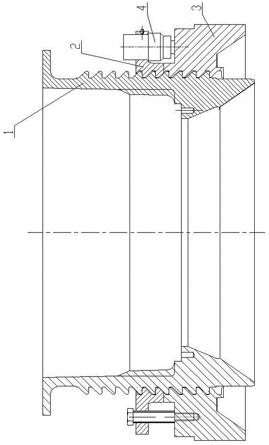 一種具備液壓鎖緊功能的HPY圓錐破碎機架體的制作方法