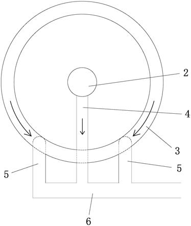 一種充氣攪拌式浮選機(jī)的泡沫溜槽結(jié)構(gòu)的制作方法