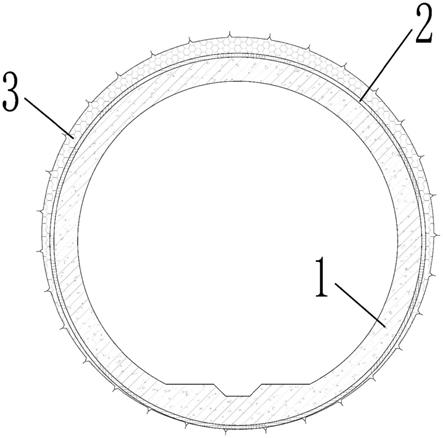 一種用于TBM施工軟巖大變形隧洞的復(fù)合支護(hù)結(jié)構(gòu)的制作方法