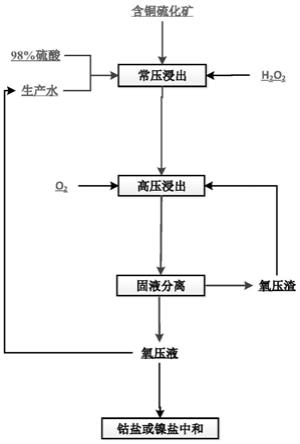 一種提升含銅硫化礦浸出效率的處理方法與流程