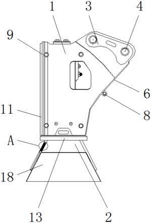 破碎錘用具有耐磨結(jié)構(gòu)便于拆裝的外殼體的制作方法