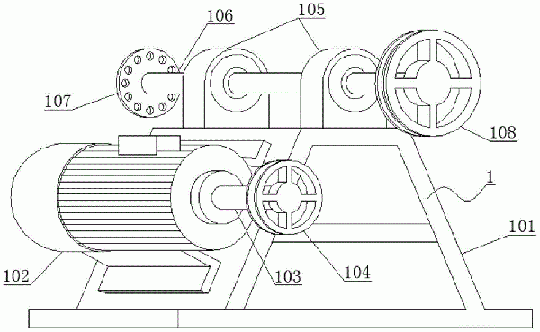 新型帶動(dòng)結(jié)構(gòu)的三軸橢圓水平篩的制作方法