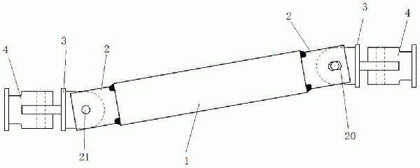 振動(dòng)篩用萬(wàn)向軸裝置的制作方法