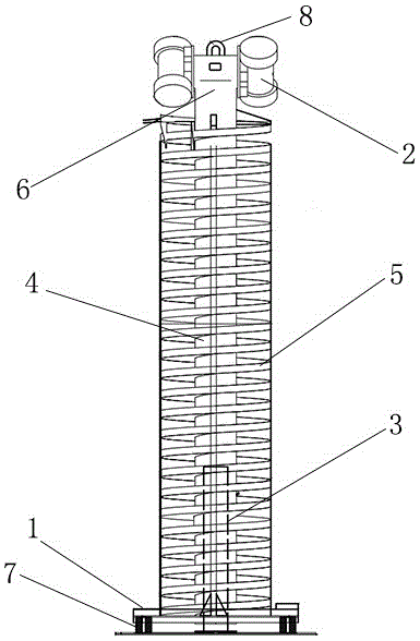 螺旋振動垂直提升機的制作方法