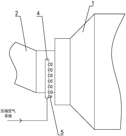 磨煤機入口防漏裝置的制作方法