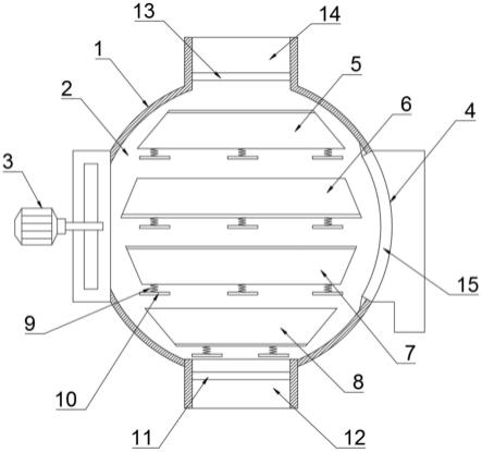 分子篩的進(jìn)料除塵裝置的制作方法