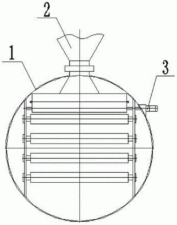 新型帶式干燥機(jī)固體物料布料裝置的制作方法