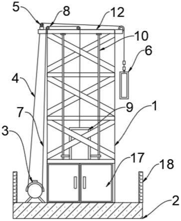 內(nèi)置式提升機(jī)配重的制作方法