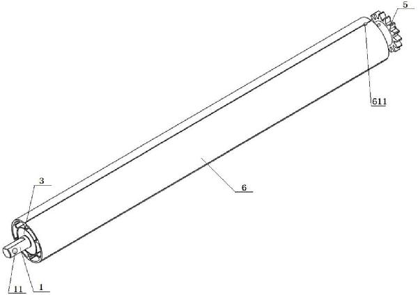 皮帶輸送機(jī)用主動(dòng)軸的制作方法