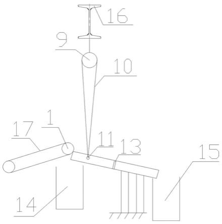 用于皮帶輸送機(jī)的溜槽導(dǎo)向裝置的制作方法