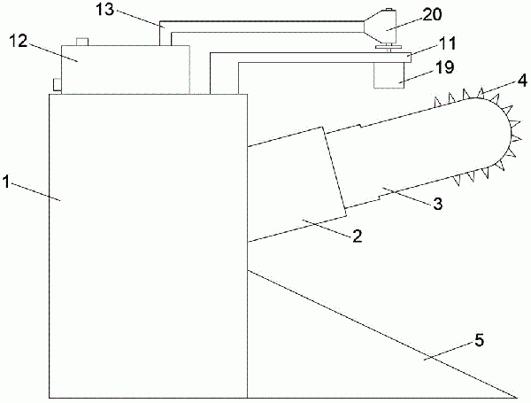 定時(shí)自動(dòng)跟換連續(xù)采礦掘進(jìn)設(shè)備的制作方法