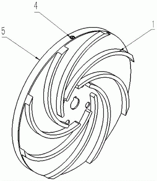 一種平衡孔狀態(tài)可調(diào)的離心泵葉輪