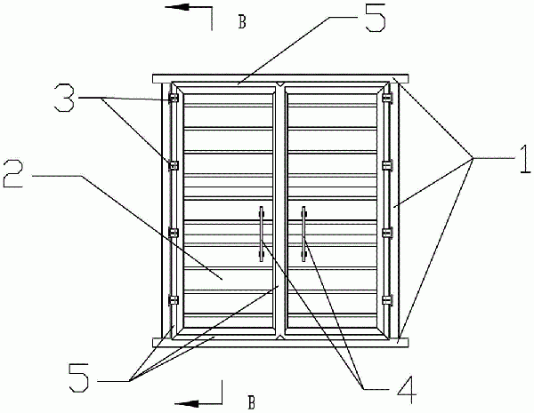 一種新型礦用風(fēng)門的制作方法