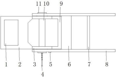 一種礦用可調(diào)節(jié)阻車器的制作方法