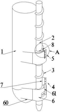 一種長螺旋鉆機(jī)自動清土器的制作方法