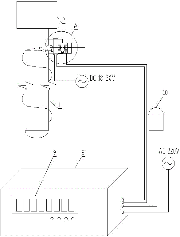 長(zhǎng)螺旋鉆機(jī)透氣孔堵塞報(bào)警裝置的制作方法