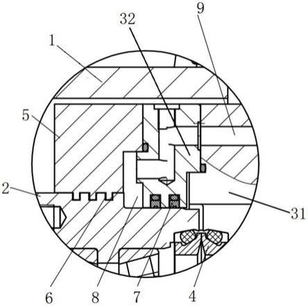 一種雙輪攪拌鉆機(jī)動(dòng)力頭密封結(jié)構(gòu)的制作方法