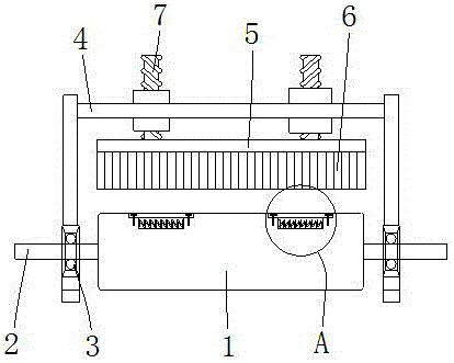 一種斜皮帶輸送機(jī)用調(diào)節(jié)改向滾筒的制作方法