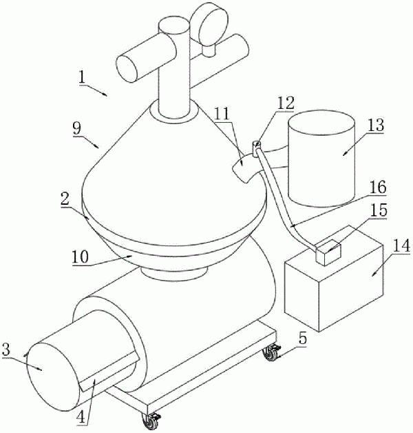 能快速停機(jī)拆卸的輕型碟式分離機(jī)