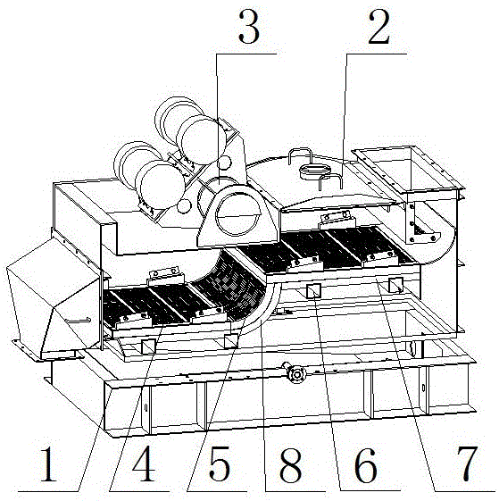 臺階弧形篩板高效振動脫水篩