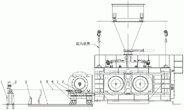 高壓輥磨機換輥設備