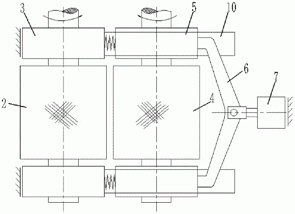 高壓輥磨機(jī)復(fù)合式輥隙控制結(jié)構(gòu)