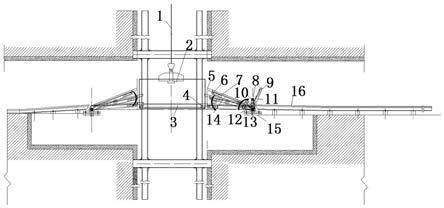 新型礦井立井提升搖臺(tái)與卷?yè)P(yáng)機(jī)控制閉鎖裝置的制作方法