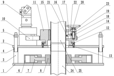 潛孔鉆機(jī)套管卸扣裝置的制作方法