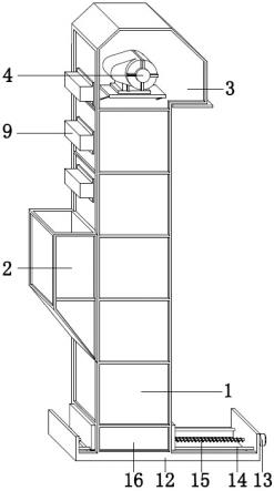 單點(diǎn)進(jìn)料轉(zhuǎn)斗式提升機(jī)的制作方法