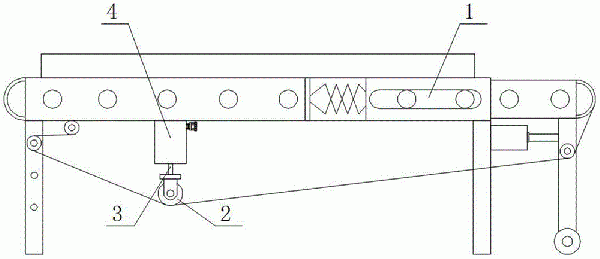 長度可調(diào)的皮帶輸送機支架