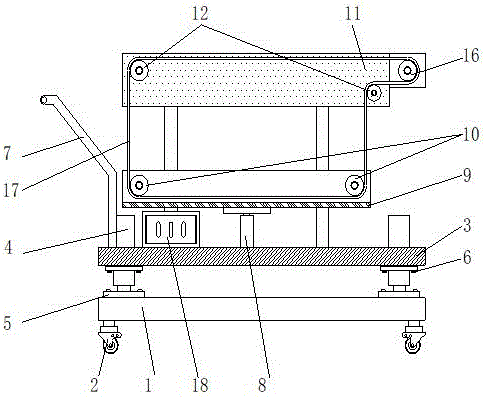 便于調(diào)整長(zhǎng)度的皮帶輸送機(jī)