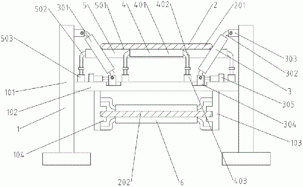 用于皮帶輸送機(jī)的防跑偏結(jié)構(gòu)