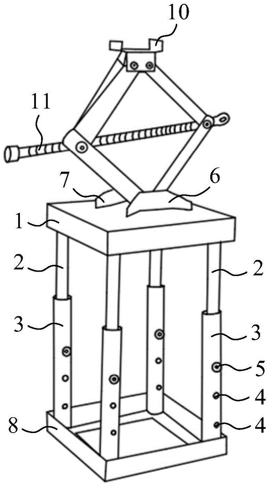 皮帶輸送機(jī)托輥更換輔助工具