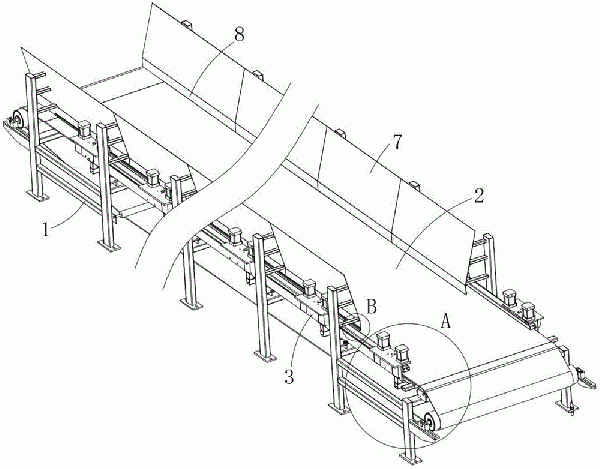 適用于造型機(jī)的冷卻皮帶輸送機(jī)