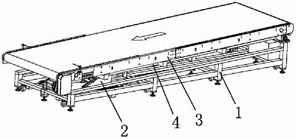 可調(diào)式爬坡皮帶輸送機(jī)