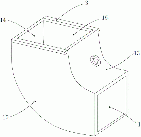 盾構(gòu)螺旋輸送機(jī)防噴涌導(dǎo)流罩